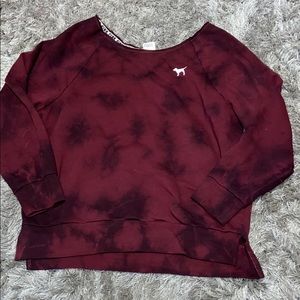 VS pink oversized crewneck